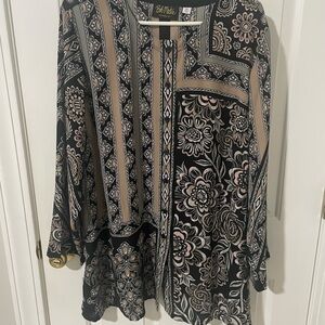 Bob mackie 2x top tunic length